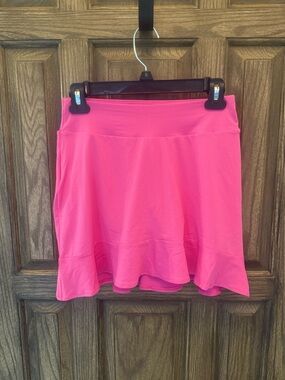 By Jottex Pink Athletic Skort XS Tennis Golf Ruffle Skirt Built In